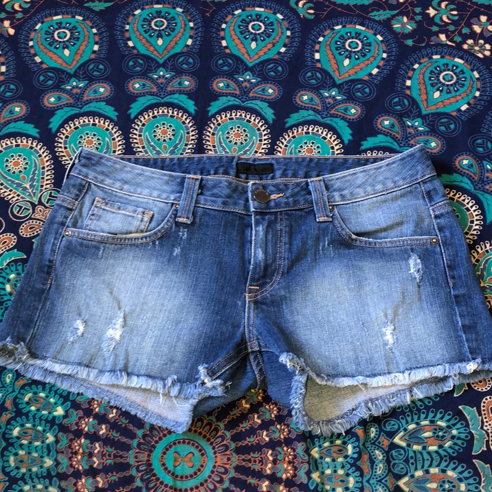 Bebe Jean shorts